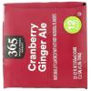 image365 by Whole Foods Market Cranberry Ginger Ale 12 Pack 12 Fl OzCranberry