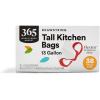 image365 by Whole Foods Market Flextra Strength Drawstring Tall Kitchen Trash Bags 13 Gallon 38 CountWhite
