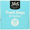 image365 by Whole Foods Market Flextra Strength Drawstring Trash Bags 30 Gallon 25 Count25 Count Pack of 1