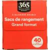image365 by Whole Foods Market Gallon Size Storage Bags Double Zipper 40 Count40 Count Pack of 1