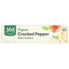 image365 by Whole Foods Market Organic Garlic And Herb Water Crackers 44 OunceCracked Pepper