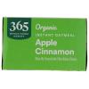 image365 by Whole Foods Market Organic Instant Oatmeal Apple Cinnamon 141 Ounce Packets Pack of 8Apple Cinnamon