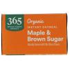 image365 by Whole Foods Market Organic Instant Oatmeal Apple Cinnamon 141 Ounce Packets Pack of 8Maple  Brown Sugar