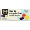 image365 by Whole Foods Market Quart Size Freezer Bags Double Zipper 40 Count40 Count Pack of 1