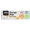 image365 by Whole Foods Market Quart Size Storage Bags Double Zipper 25 Count25 Count Pack of 1