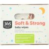 image365 by Whole Foods Market Soft ampamp Strong Disposable Baby Wipes FragranceFree 100 Count Pack of 6