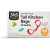 image365 by Whole Foods Market Flextra Strength Drawstring Tall Kitchen Trash Bags 13 Gallon 60 Count