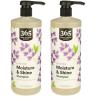 image365 by Whole Foods Market Moisture ampamp Shine Shampoo with Hemp Seed ampamp Argan Oil Lavender Scent 32 Fl Oz32 Fl Oz Pack of 2