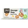 image365 by Whole Foods Market Quart Size Storage Bags Double Zipper 50 Count50 Count
