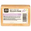 image365 by Whole Foods Market Translucent Lavender Soap Bar Triple Milled Glycerin Soap 4 Ounce