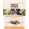 imageWhole Paws Biscuit Dog Treats Assorted Flavors Chicken Bacon ampamp Peanut Butter 14 Ounce1 Ounce Pack of 1