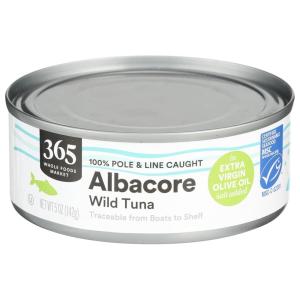 image365 by Whole Foods Market Albacore Tuna in Olive Oil 5 Ounce5 Ounce Pack of 1