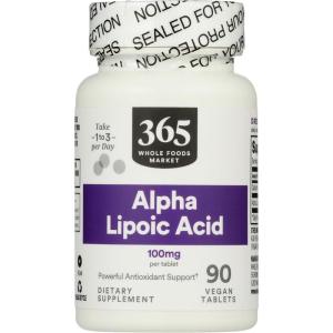 image365 by Whole Foods Market Alpha Lipoic Acid 100mg 90 Count90 Count Pack of 1