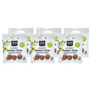 image365 by Whole Foods Market Chewy Cinnamon ampamp Apple Protein Bites 158 Ounce6 Count Pack of 6