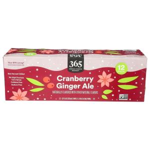 image365 by Whole Foods Market Cranberry Ginger Ale 12 Pack 12 Fl OzCranberry