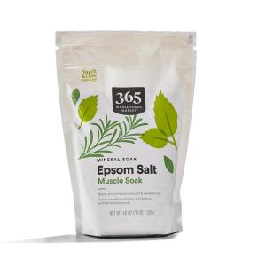 image365 by Whole Foods Market Epsom Salt Muscle Soak Made with Activated Charcoal ampamp Essential Oils 48 Ounce