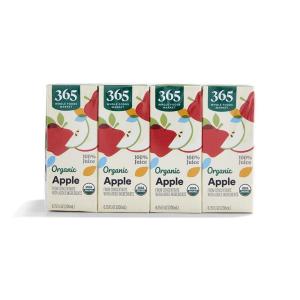 image365 by Whole Foods Market Featuring Wild Kratts Organic 100 Juice from Concentrate Apple 8  675 Fl Oz Boxes 54 Fl Oz675 Fl Oz Pack of 8