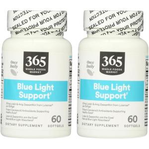 image365 by Whole Foods Market Lutein 20mg with Zeaxanthin 1mg 60 Count60 Count Pack of 2