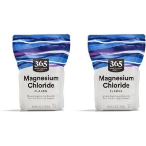image365 by Whole Foods Market Magnesium Chloride Flakes Mineral Soaking Aid 32 Ounce2 Pound Pack of 2