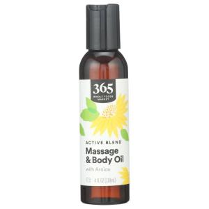 image365 by Whole Foods Market Massage Oil Active Blend With Arnica 4 FZ