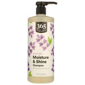 image365 by Whole Foods Market Moisture ampamp Shine Shampoo with Hemp Seed ampamp Argan Oil Lavender Scent 32 Fl Oz32 Fl Oz Pack of 1