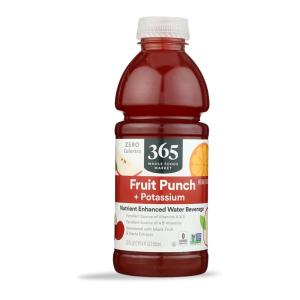 image365 by Whole Foods Market Nutrient Enhanced Water Fruit Punch with Potassium 20 Fl Oz20 Fl Oz Pack of 1