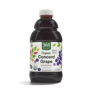 image365 by Whole Foods Market Organic 100 Juice Concord Grape 32 fl oz32 Fl Oz Pack of 1