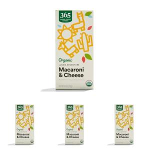 image365 by Whole Foods Market Organic Cheddar Macaroni ampamp Cheese Shapes Llama Adventure 6 Ounce6 Ounce Pack of 4