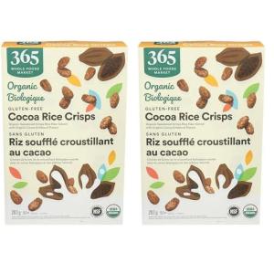 image365 by Whole Foods Market Organic Cocoa Crisps Cereal 10 Ounce10 Ounce Pack of 2