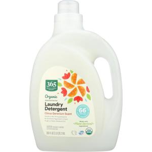 image365 by Whole Foods Market Organic Concentrated Laundry Detergent Unscented 33 HE Loads 50 Fl OzGeranium
