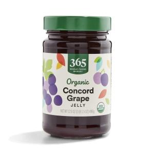 image365 by Whole Foods Market Organic Concord Grape Jelly 175 Ounce