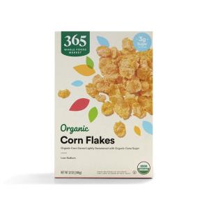 image365 by Whole Foods Market Organic Corn Flakes Cereal 12 Ounce12 Ounce Pack of 1