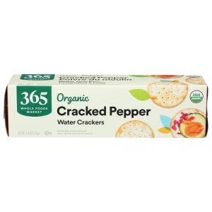 image365 by Whole Foods Market Organic Garlic And Herb Water Crackers 44 OunceCracked Pepper