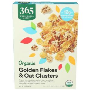 image365 by Whole Foods Market Organic Golden Flakes ampamp Oat Clusters 12 Ounce12 Ounce Pack of 1