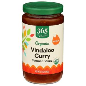 image365 by Whole Foods Market Organic Madras Curry Sauce 12 OunceSimmer Sauce