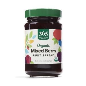 image365 by Whole Foods Market Organic Mixed Berry Fruit Spread 17 Ounce106 Pound Pack of 1