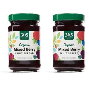 image365 by Whole Foods Market Organic Mixed Berry Fruit Spread 17 Ounce106 Pound Pack of 2