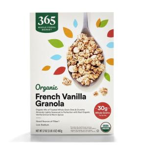 image365 by Whole Foods Market Organic Raisin Granola 17 OunceFrench Vanilla Almond