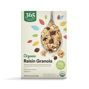 image365 by Whole Foods Market Organic Raisin Granola 17 OunceRaisin