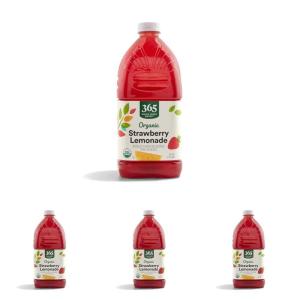 image365 by Whole Foods Market Organic Strawberry Lemonade 64 Fl Oz64 Fl Oz Pack of 4