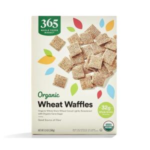 image365 by Whole Foods Market Organic Wheat Waffles Cereal 13 Ounce13 Ounce Pack of 1