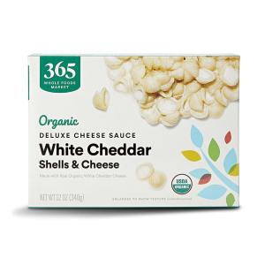 image365 by Whole Foods Market Organic White Cheddar Shells and Cheese Deluxe 12 Ounce12 Ounce Pack of 1