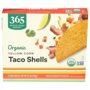 image365 by Whole Foods Market Organic Yellow Taco Shells 55 Ounce55 Ounce Pack of 1
