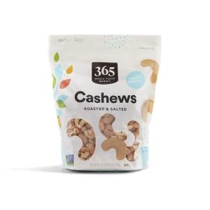 image365 by Whole Foods Market Raw Cashews 16 OunceRoasted Salted