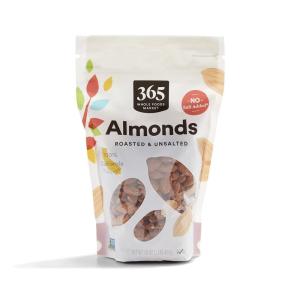 image365 by Whole Foods Market Roasted And Unsalted Almonds 16 OunceRoasted and Unsalted