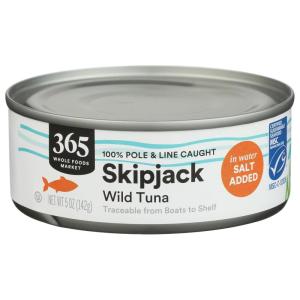 image365 by Whole Foods Market Salted Skipjack Tuna in Water 5 Ounce5 Ounce Pack of 1