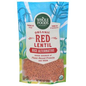 imageWHOLE FOODS MARKET Organic Red Lentil Rice Alternative 7 OZ
