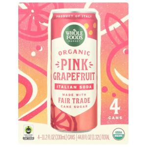 imageWhole Foods Market Organic Tropical Blend Italian Soda 112 Fl Oz Pack of 4Organic