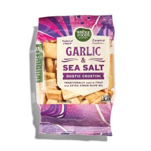 imageWhole Foods Market Rustic Italian Crackers Garlic ampamp Sea Salt 6 Ounce6 Ounce Pack of 1