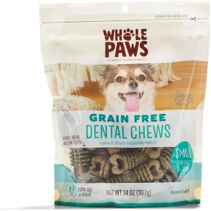 imageWhole Paws GrainFree Dog Dental Chews Small For Dogs 520 lbs 14 Ounce14 Ounce Pack of 1